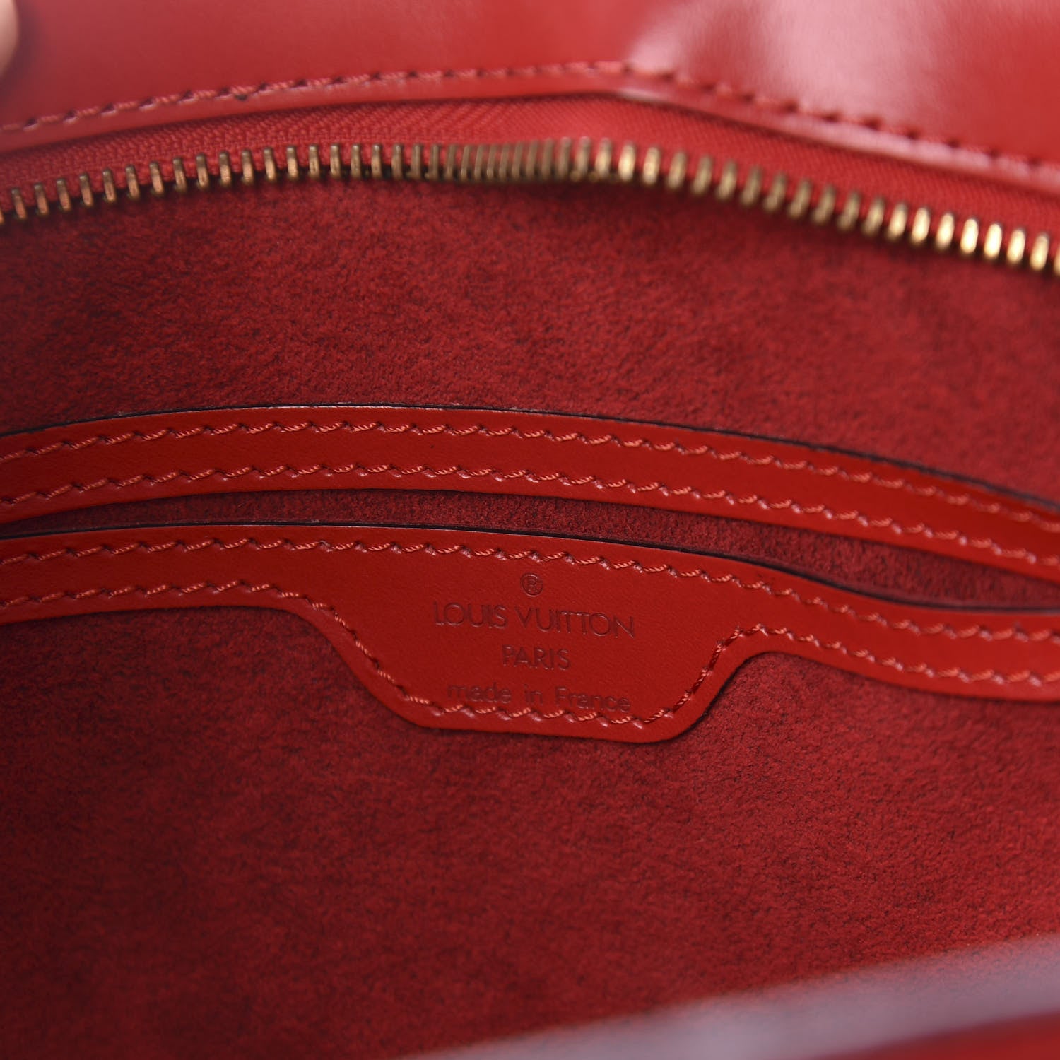 Louis Vuitton Epi Saint Jacques PM Castillan Red 8 of 10