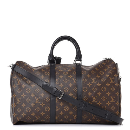 Louis Vuitton Monogram Macassar Keepall Bandouliere 45 1 of 7