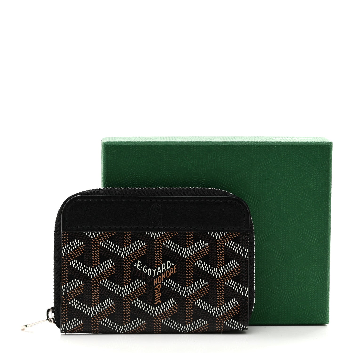 Goyard Goyardine Matignon Porte Monnaei Wallet Black 7 of 7