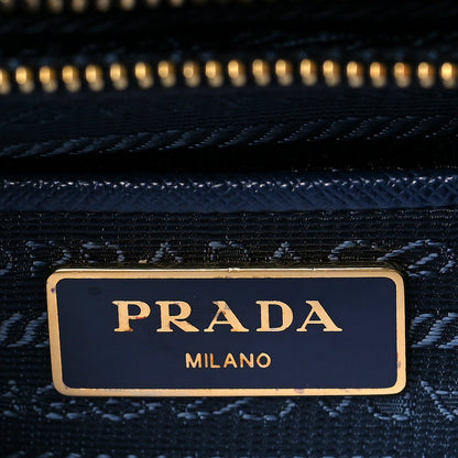 Prada Saffiano Lux Extra Large Galleria Double Zip Tote Baltico 6 of 13