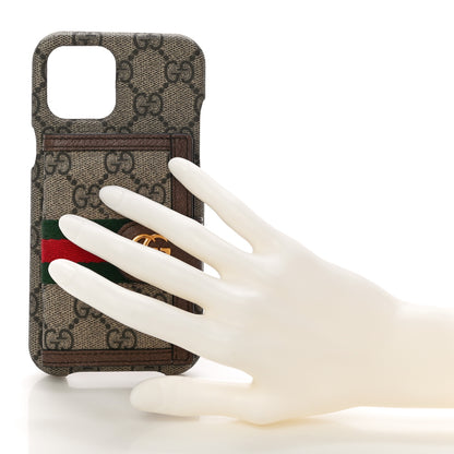Gucci GG Supreme Monogram Web Ophidia iPhone 12 Pro Max Case 2 of 10