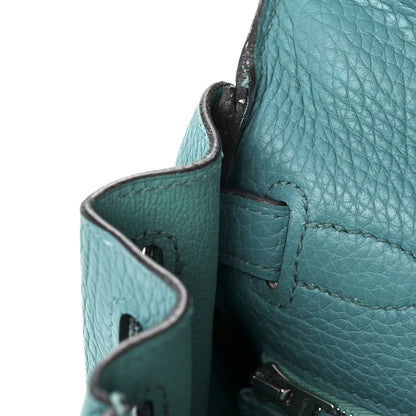 Hermes Taurillon Clemence Kelly Retourne 28 Turquoise 11 of 15