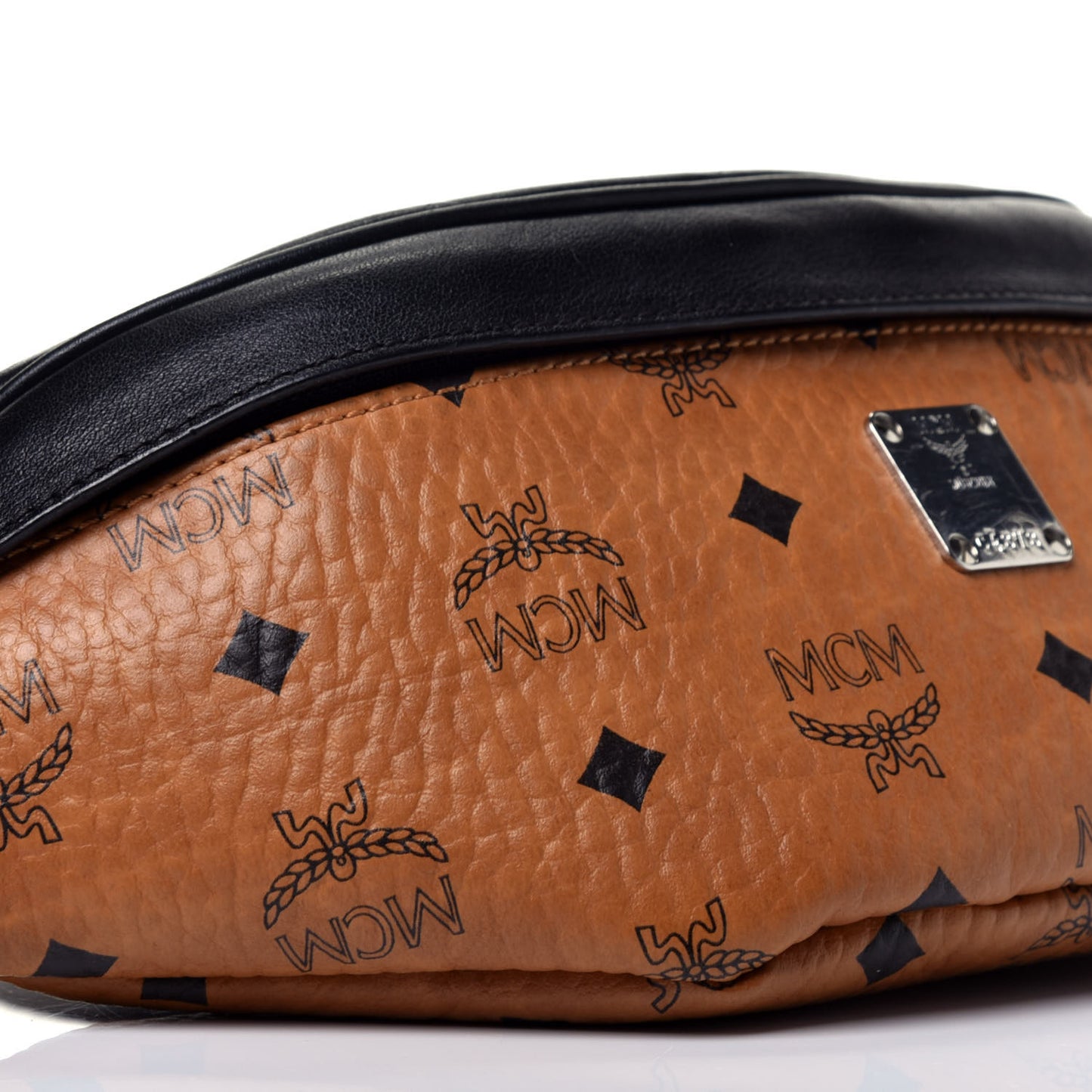 Visetos Waist Bag Black Cognac