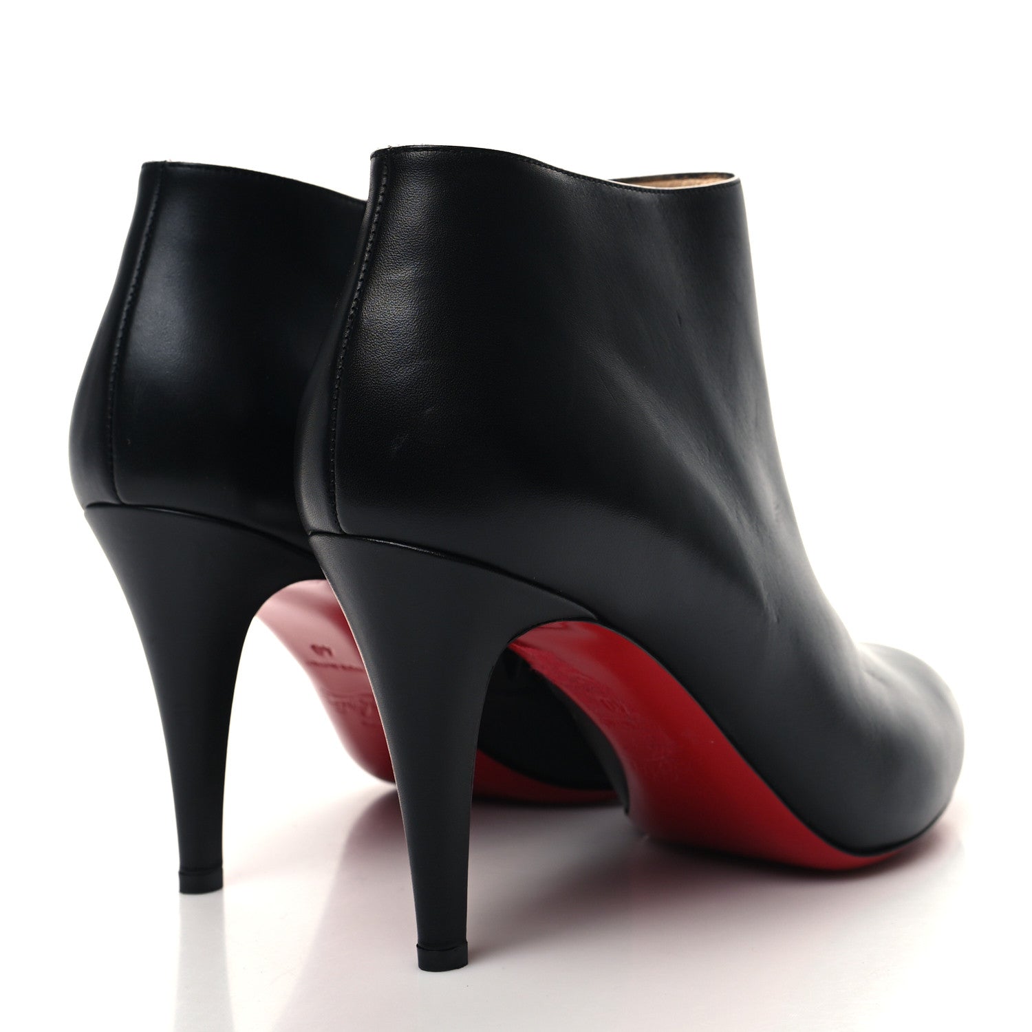 Christian Louboutin Calfskin Belle 85 Ankle Boots 40 Black 4 of 7