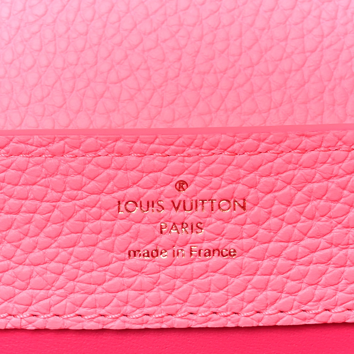 Louis Vuitton Taurillon Monogram Capucines Mini Fluo Pink 6 of 8