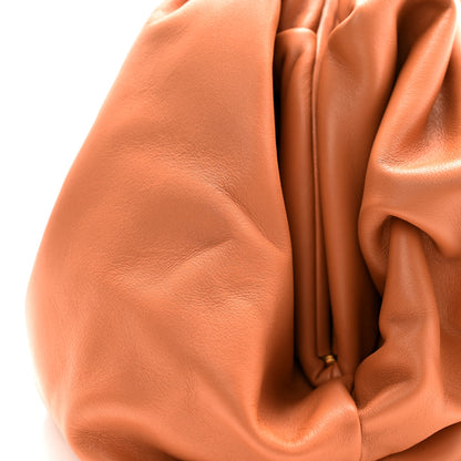 Bottega Veneta Smooth Butter Calf The Pouch Oversized Clutch Clay 8 of 9