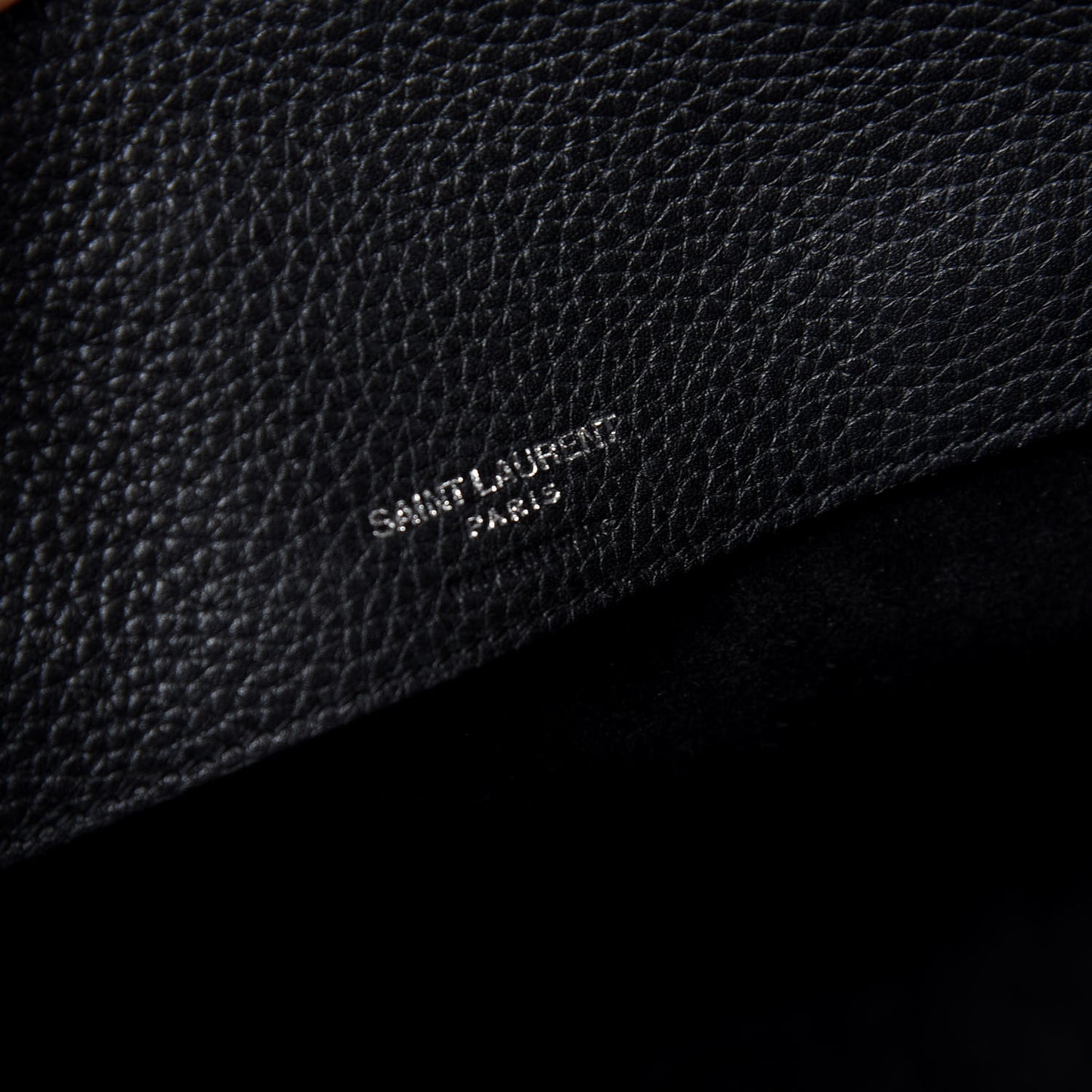 Grained Calfskin Baby Sac De Jour Souple Black