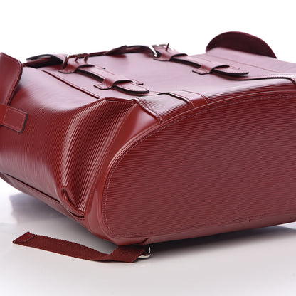 Louis Vuitton Epi Christopher Backpack PM Pomodoro 8 of 13