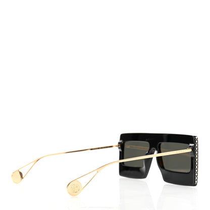 Gucci Acetate Crystal Mask-Frame Sunglasses GG0431S Black 4 of 8