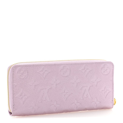 Louis Vuitton Metallic Empreinte Clemence Wallet Pearly Lilac 3 of 9
