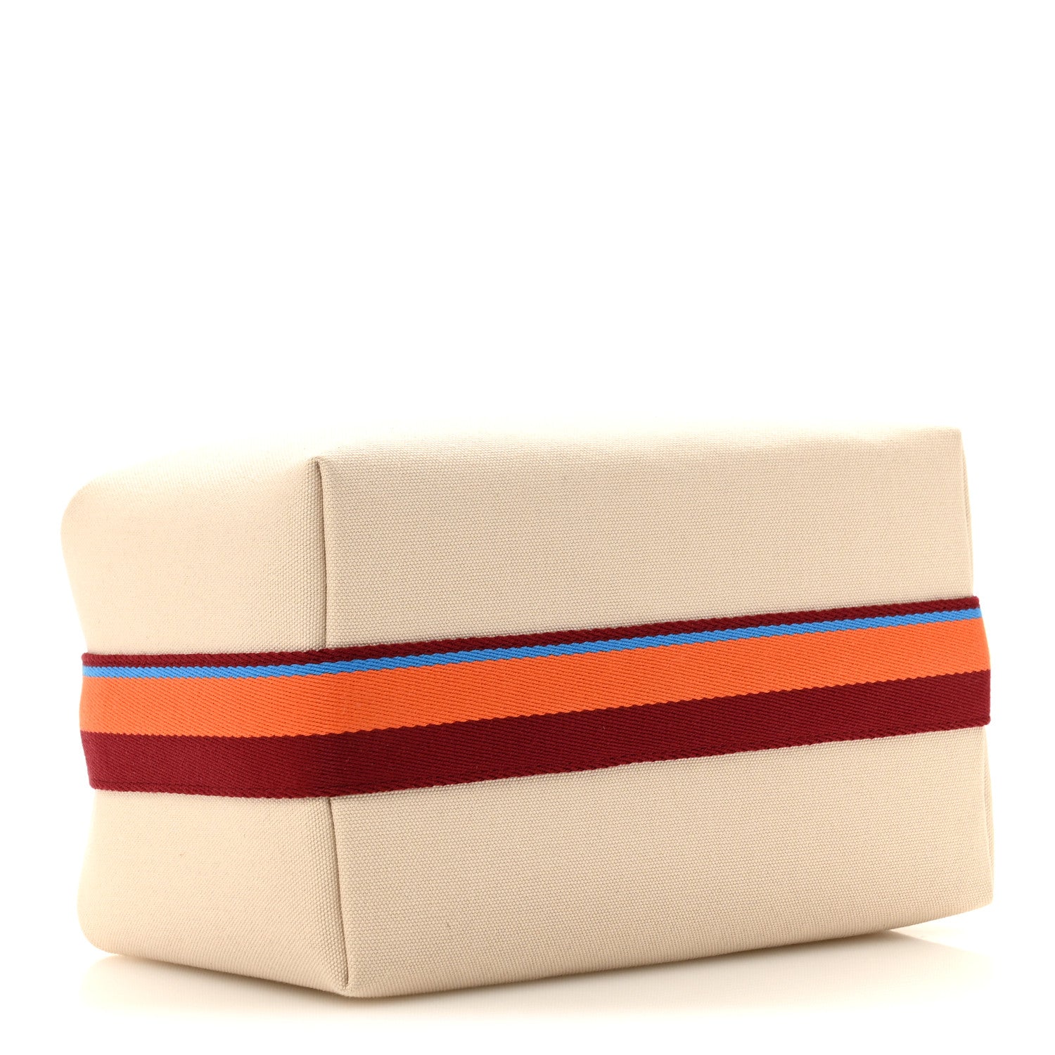 Hermes Canvas Large Bride-A-Brac Pavillon Pouch Natural Multicolor 4 of 6