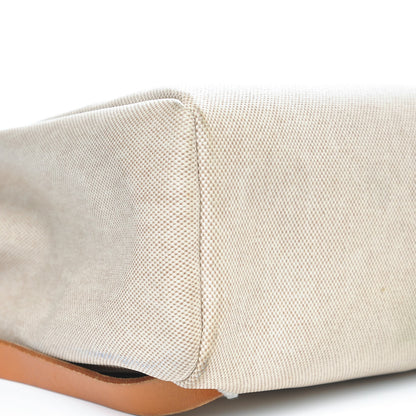 Hermes Toile Vache Calfskin Herbag 30 PM Backpack Natural 13 of 16