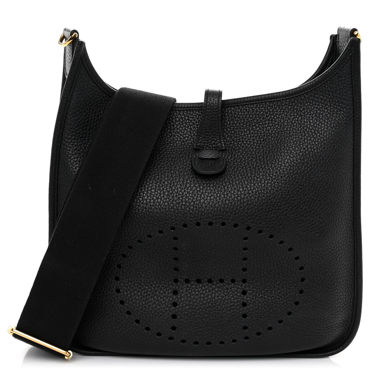 Hermes Taurillon Clemence Evelyne III PM Black 1 of 10