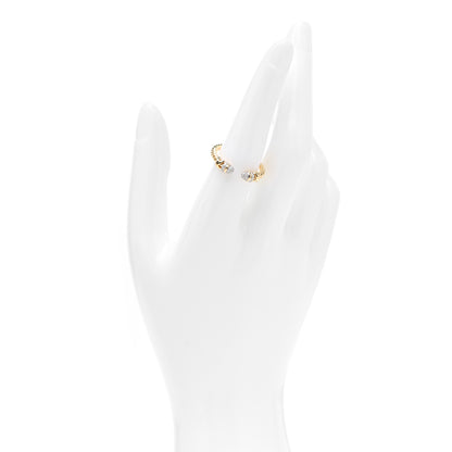 David Yurman 18K Yellow Diamond Petite Helena Open Ring 53 6.5 2 of 4
