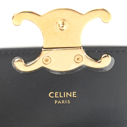 Celine Shiny Calfskin Mini Triomphe Black 6 of 11