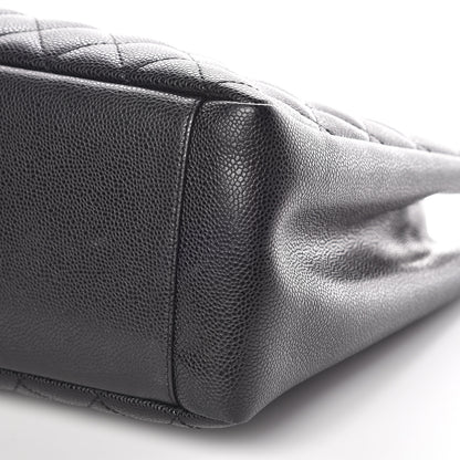Chanel Caviar Quilted Grand Shopping Tote GST Black 6 of 10