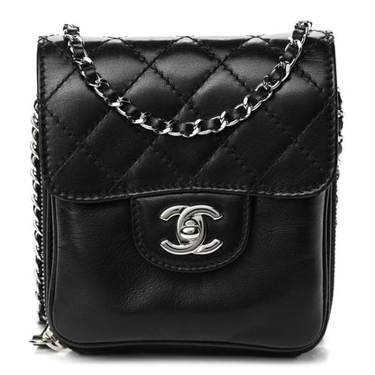 Chanel Lambskin Quilted Mini Crossbody Flap Black 1 of 4
