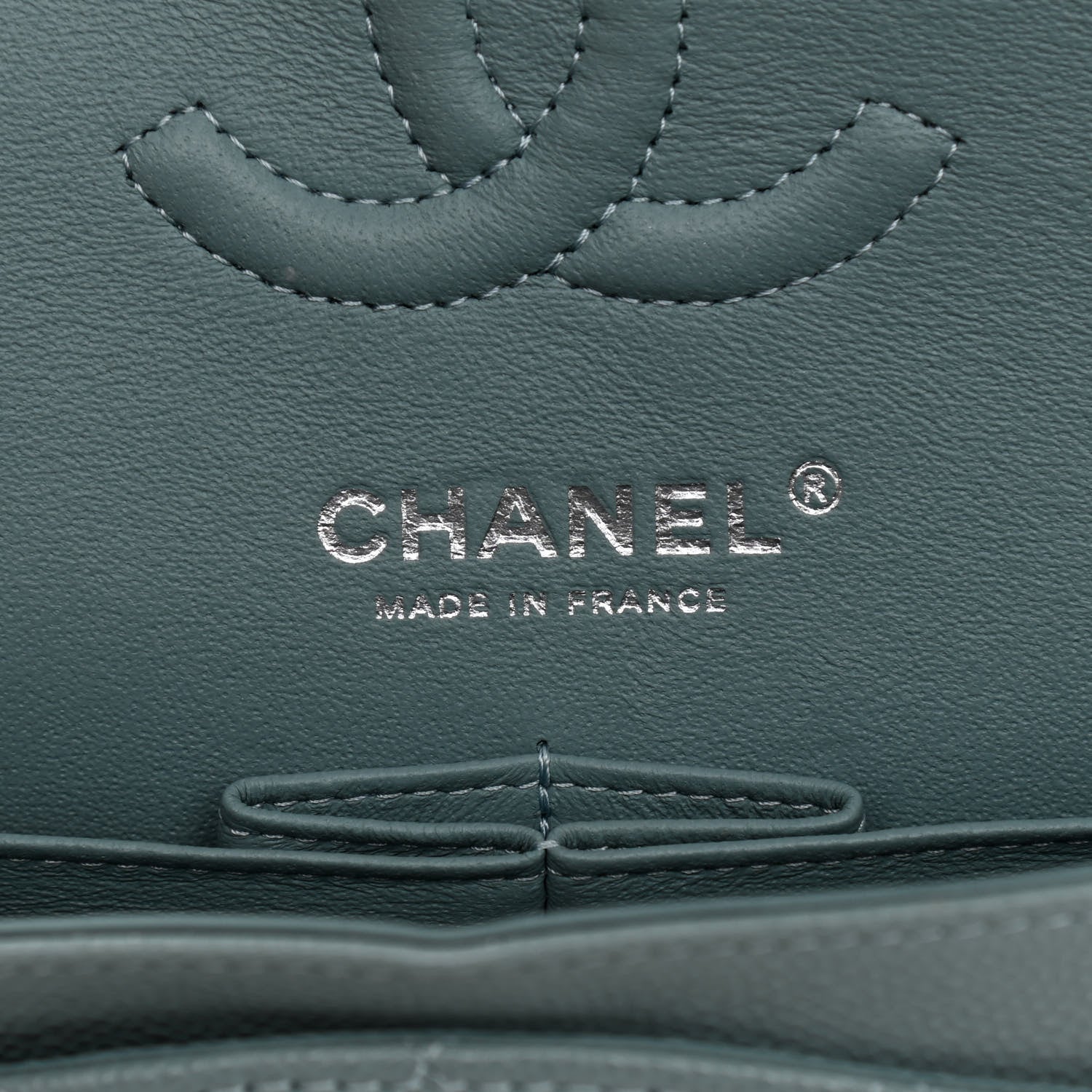 Chanel Caviar Quilted Small Double Flap Light Blue 6 of 7