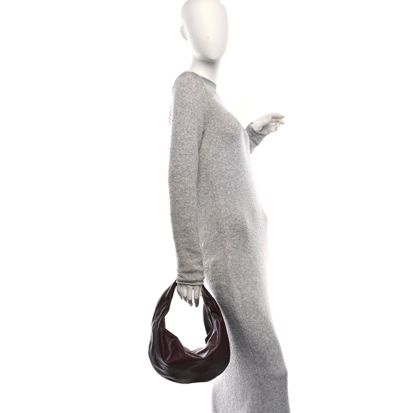 Calfskin Medium Olivia Hobo Burgundy