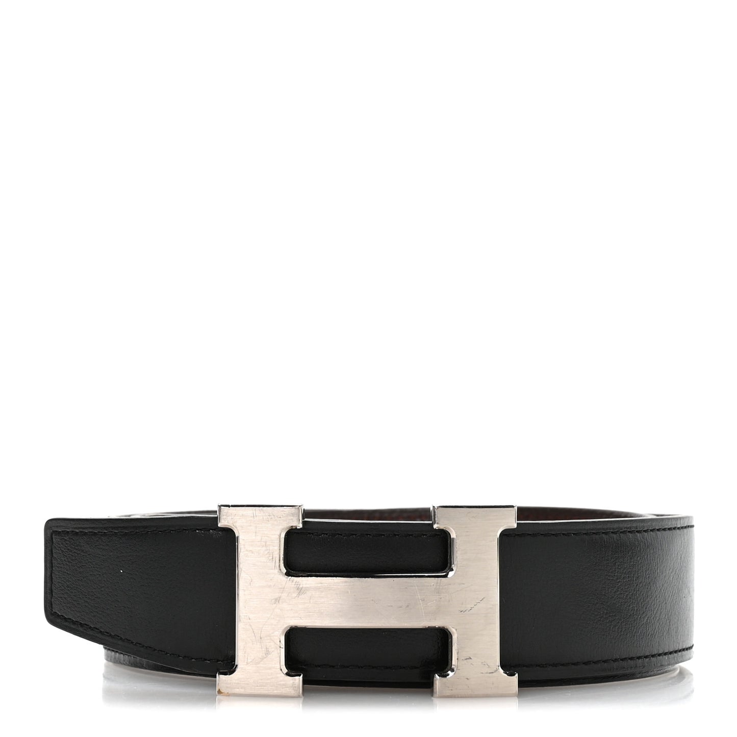 Box Togo Reversible 32mm H Belt 110 Black Chocolate