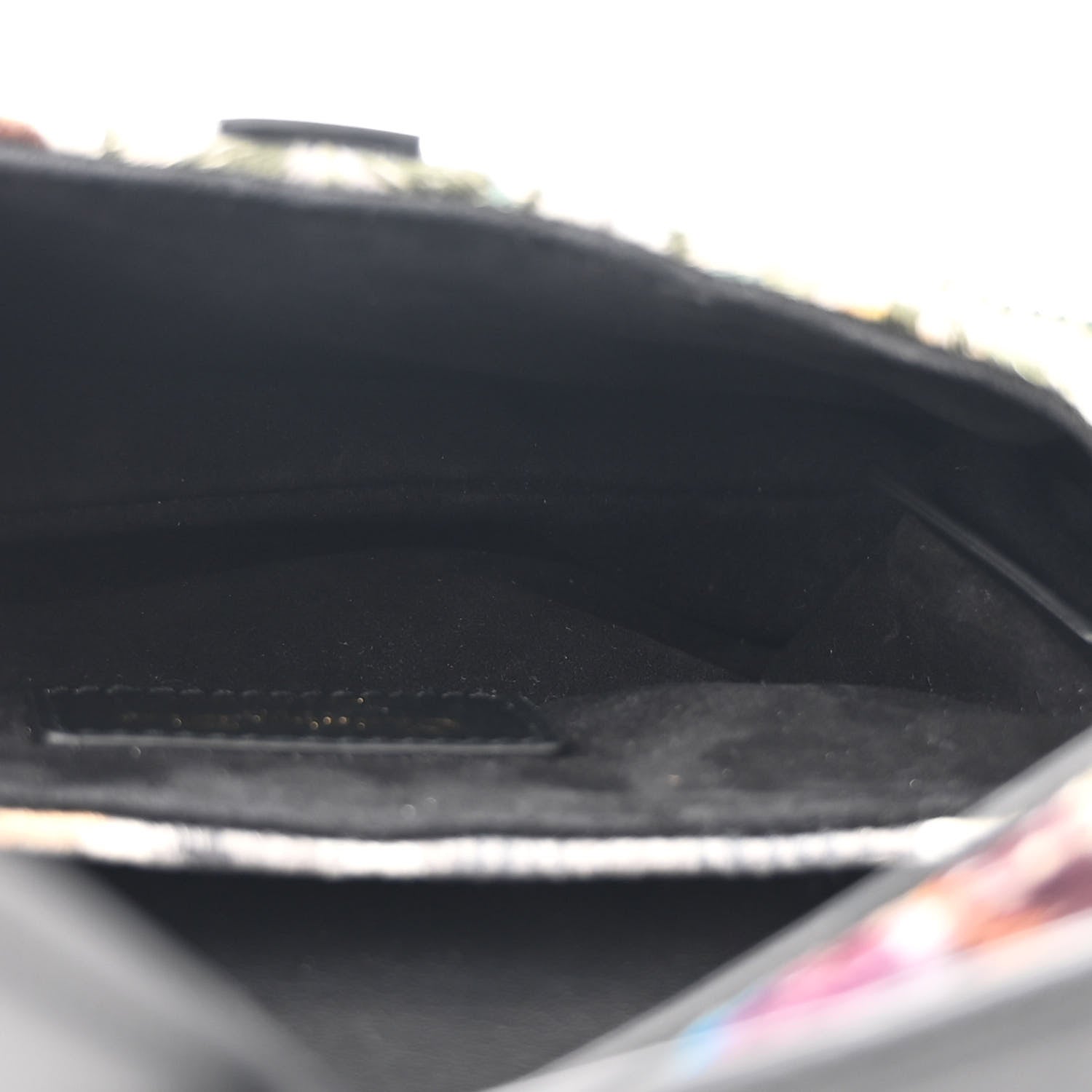 Christian Dior Canvas Embroidered Kaleidiorscopic Mini Saddle Bag Multicolor 5 of 10