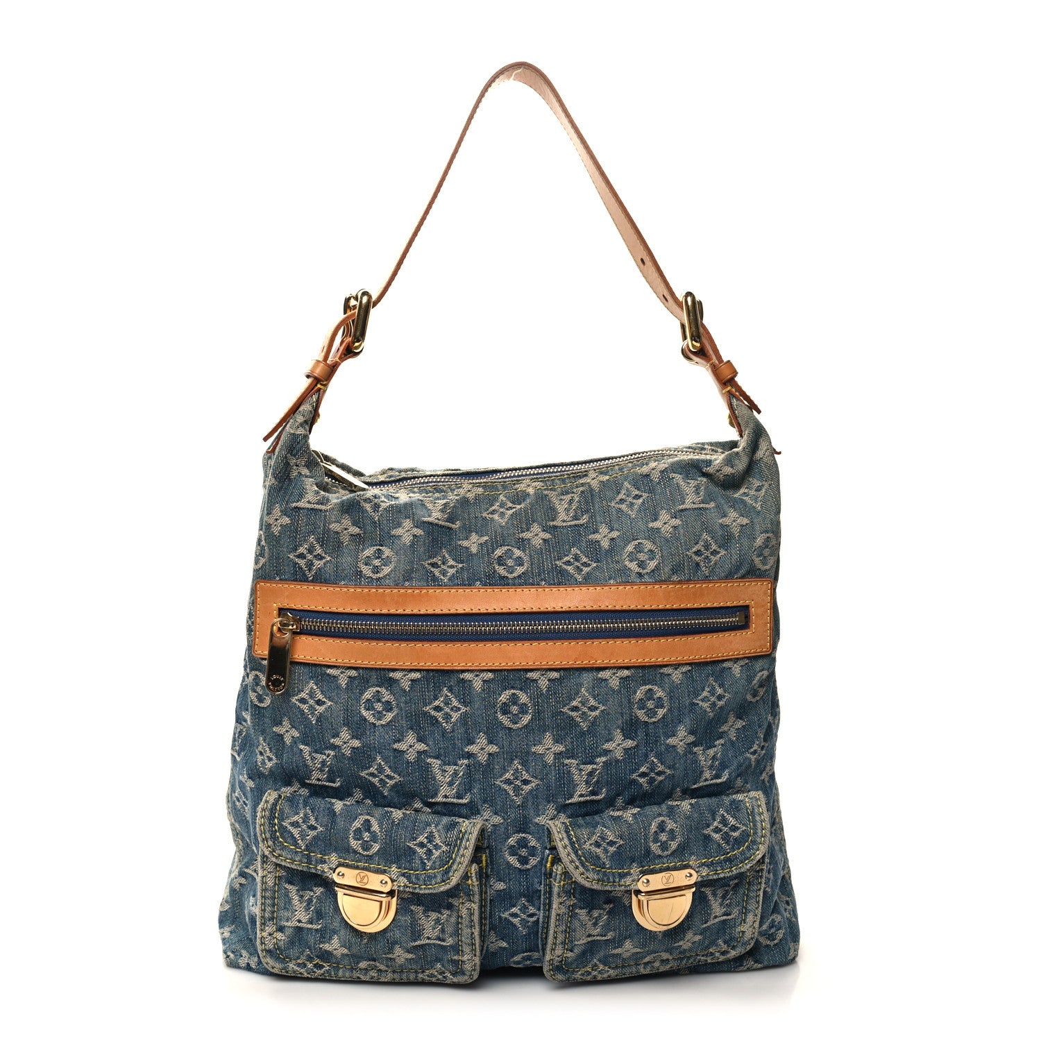 Louis Vuitton Denim Baggy GM Blue 1 of 9