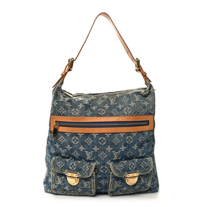 Louis Vuitton Denim Baggy GM Blue 1 of 9