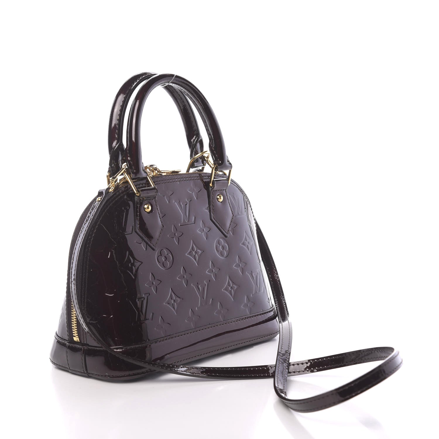 Louis Vuitton Vernis Alma BB Amarante 3 of 13