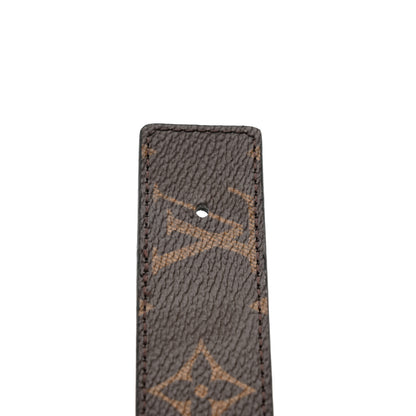 Louis Vuitton Calfskin Monogram 30mm LV Initiales Reversible Belt 90 36 Black 7 of 8