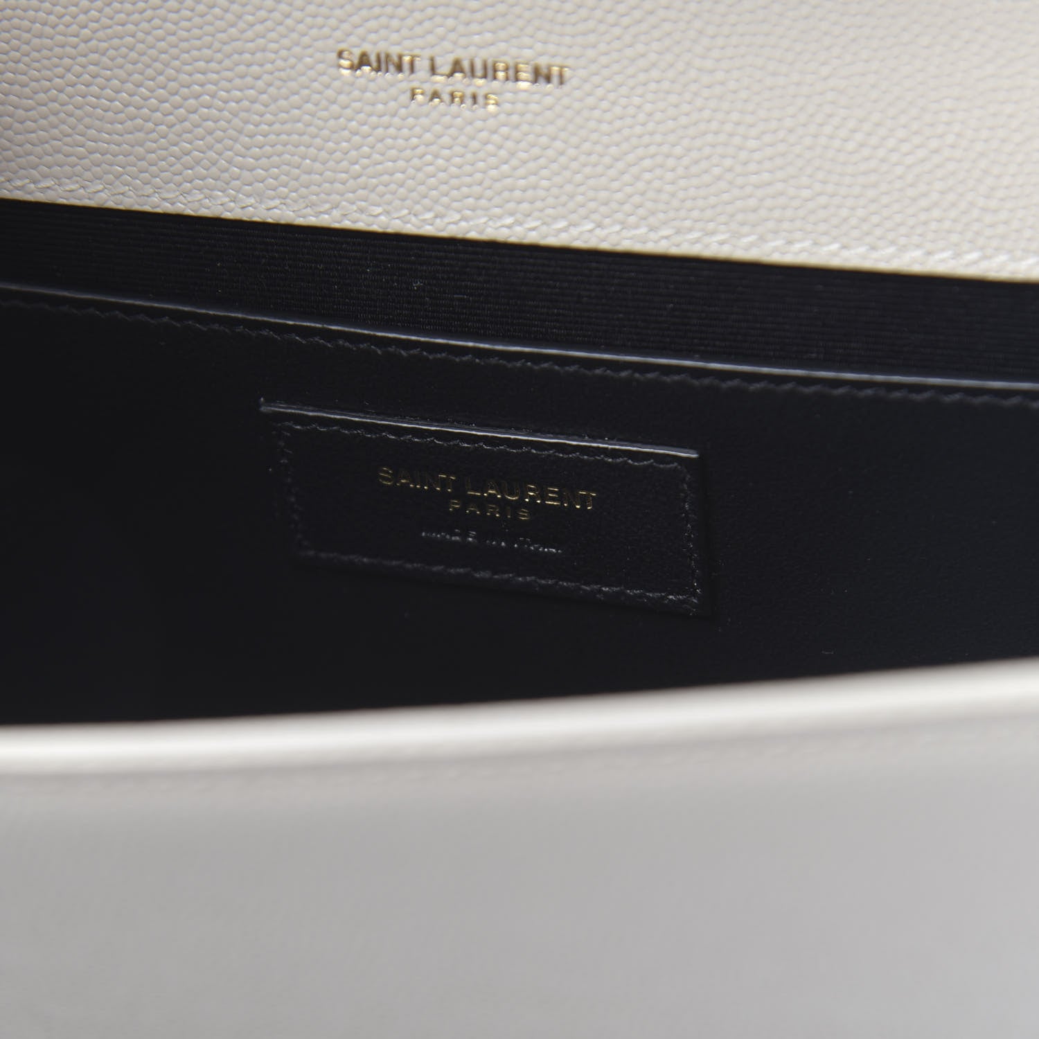 Saint Laurent Grain De Poudre Medium Classic Monogram Kate Satchel Crema Soft 6 of 9