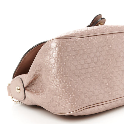 Gucci Guccissima Techno Horsebit Large Shoulder Flap Bag  Pink 10 of 11