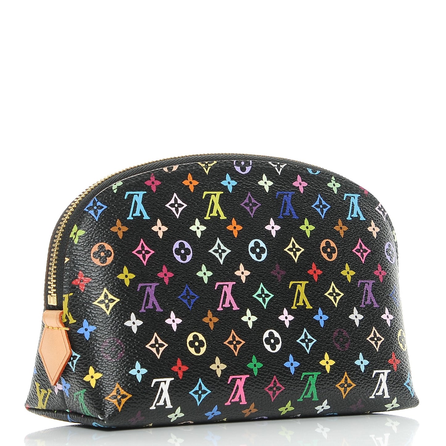 Monogram Multicolor Cosmetic Pouch Black Grenade
