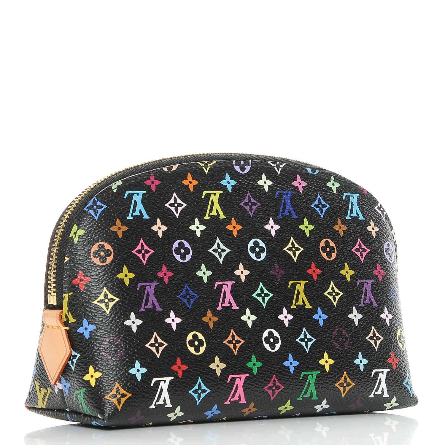 Louis Vuitton Monogram Multicolor Cosmetic Pouch Black Grenade 3 of 7