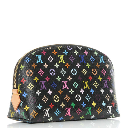 Louis Vuitton Monogram Multicolor Cosmetic Pouch Black Grenade 3 of 7