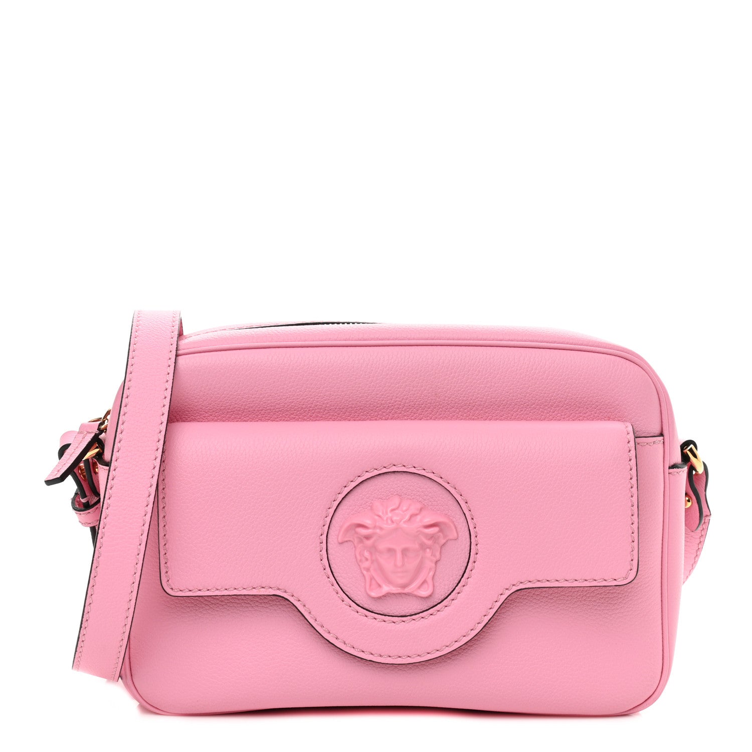 Versace Grained Calfskin Medusa Camera Bag Pink 1 of 9