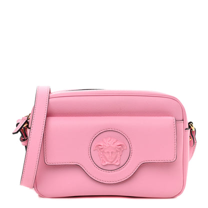 Versace Grained Calfskin Medusa Camera Bag Pink 1 of 9
