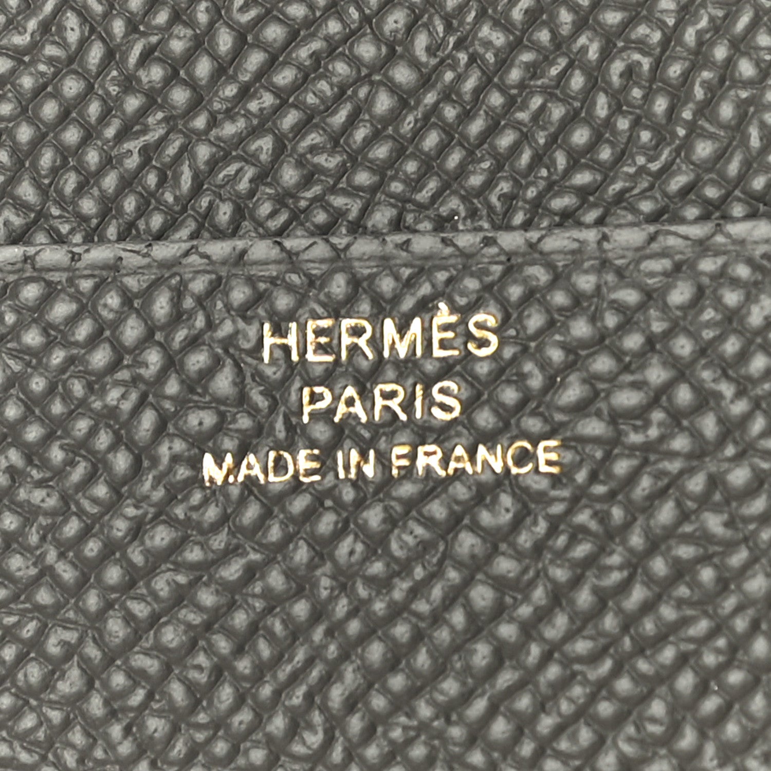 Hermes Epsom Tri-Fold Compact Bearn Wallet Gris Meyer 6 of 10