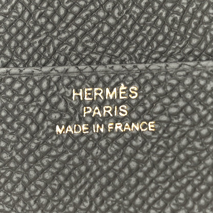 Hermes Epsom Tri-Fold Compact Bearn Wallet Gris Meyer 6 of 10