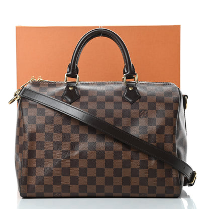 Louis Vuitton Damier Ebene Speedy Bandouliere 30 14 of 14
