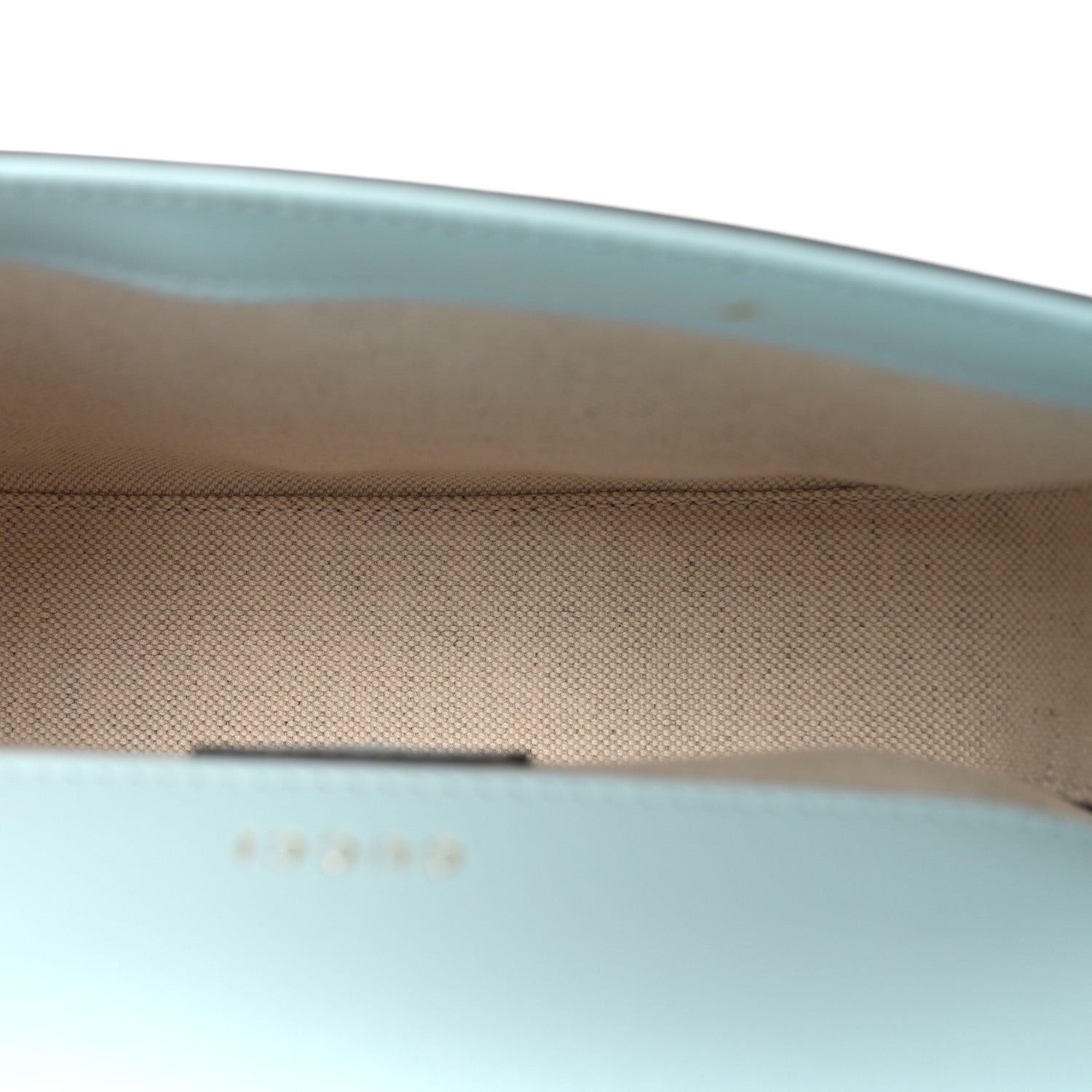 Gucci Azalea Calfskin Crystal GG Monogram Mini Horsebit 1955 Shoulder Bag Light Blue 5 of 10