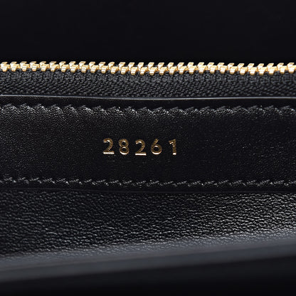 Celine Satinated Calfskin Medium 16 Top Handle Bag Black 11 of 12
