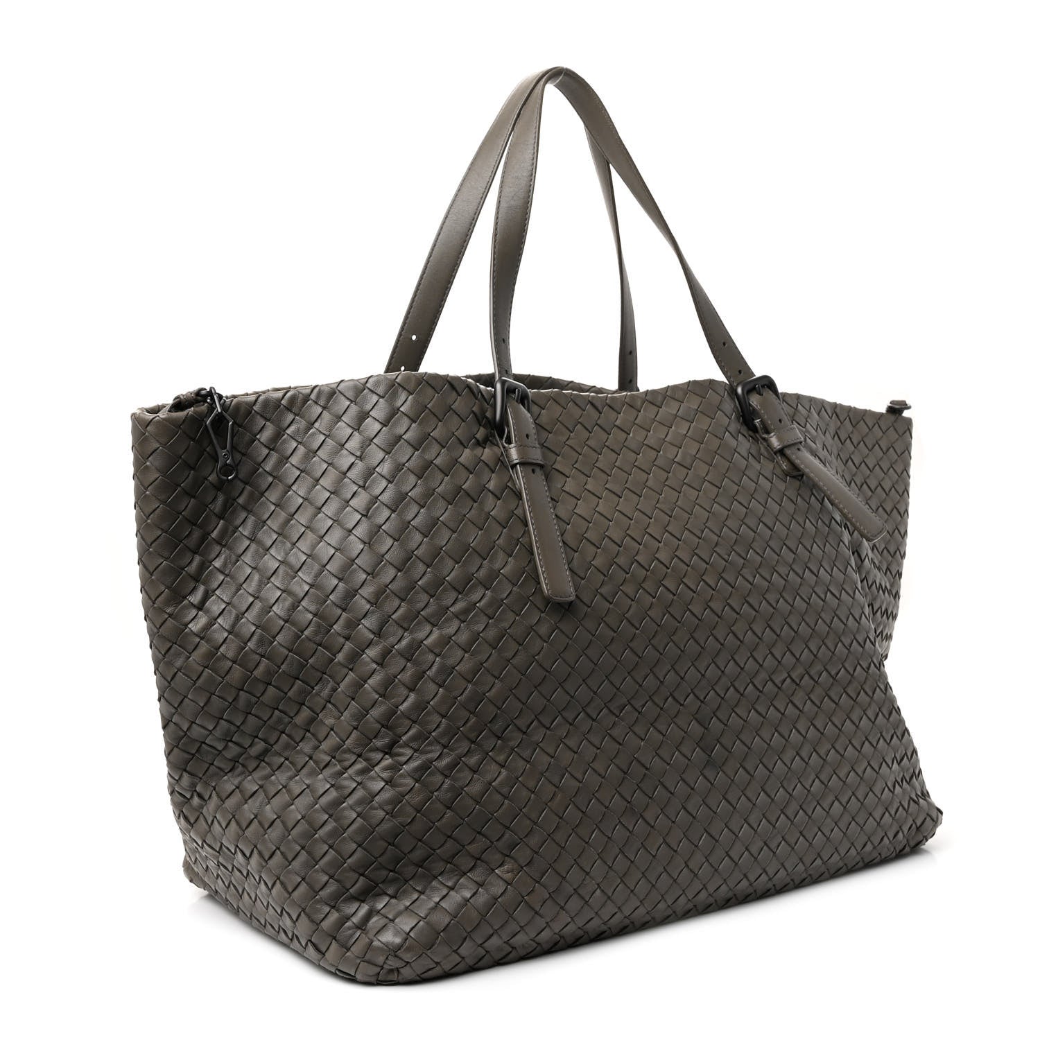 Bottega Veneta Nappa Intrecciato Large Seamless Tote  Taupe Grey 3 of 10
