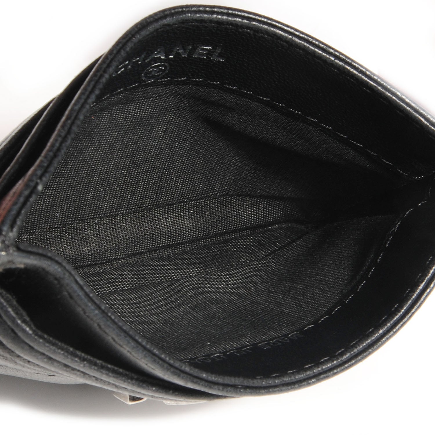 Chanel Lambskin Boy Card Holder Black 6 of 9