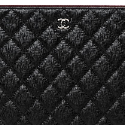 Chanel Caviar Quilted Medium Cosmetic Case Black 8 of 9