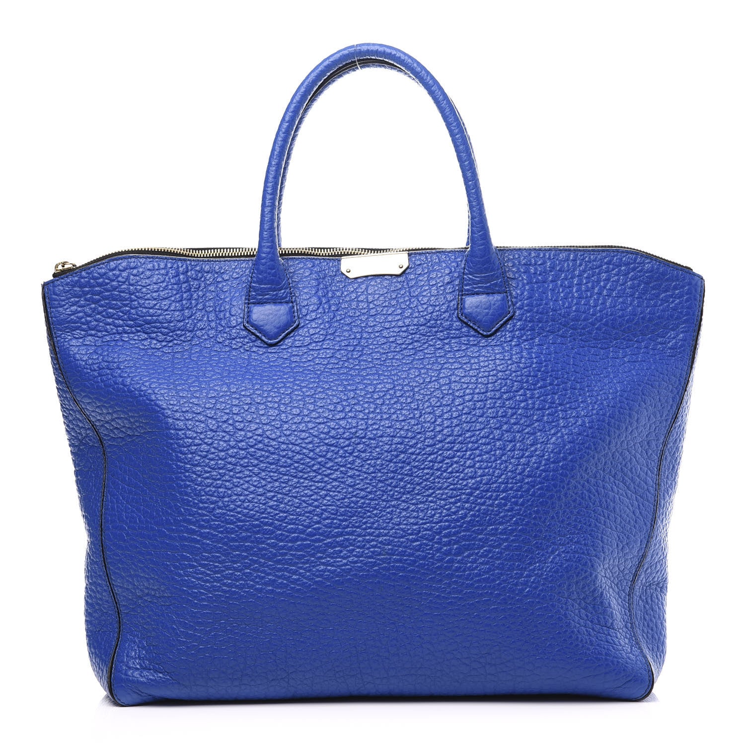 Burberry Heritage Grain Medium Dewsbury Tote Blue 1 of 10