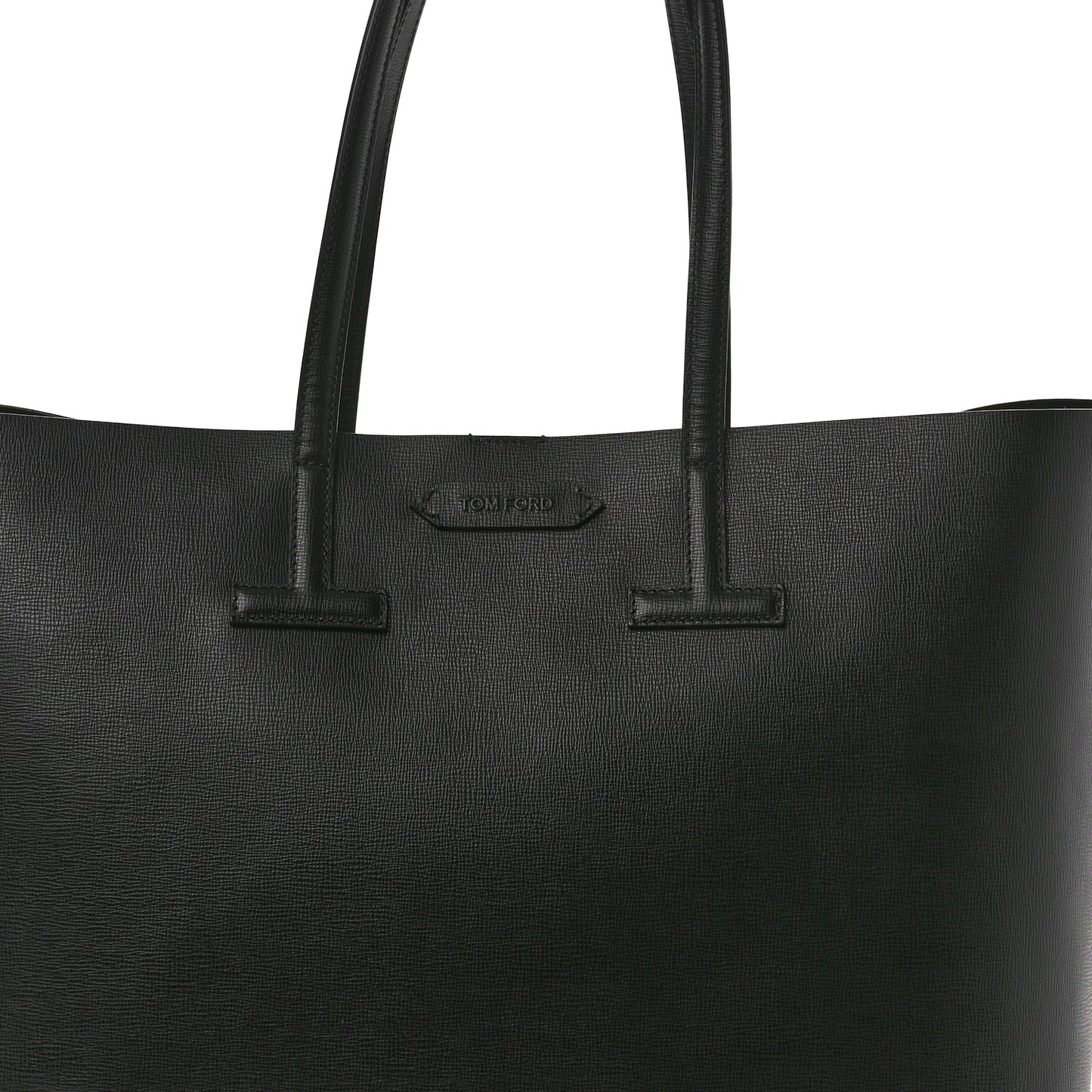 Saffiano Large T Tote Black