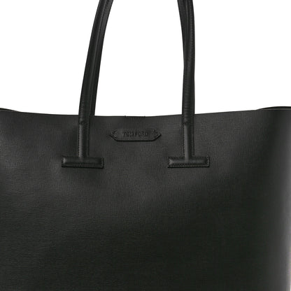 Tom Ford Saffiano Large T Tote Black 7 of 9
