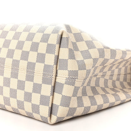 Louis Vuitton Damier Azur Graceful MM Rose Ballerine 9 of 9