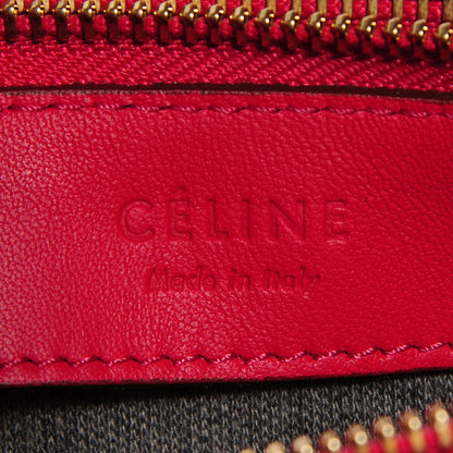 Celine Lambskin Small Trio Crossbody Bag Fuchsia 7 of 9