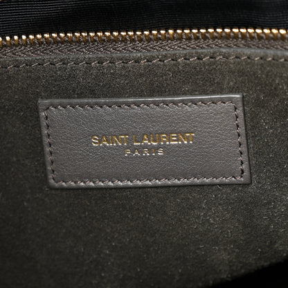 Saint Laurent Calfskin Large Sac de Jour Carryall Grey 6 of 10